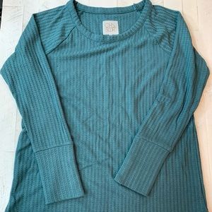 CHASER Waffle Knit Top M